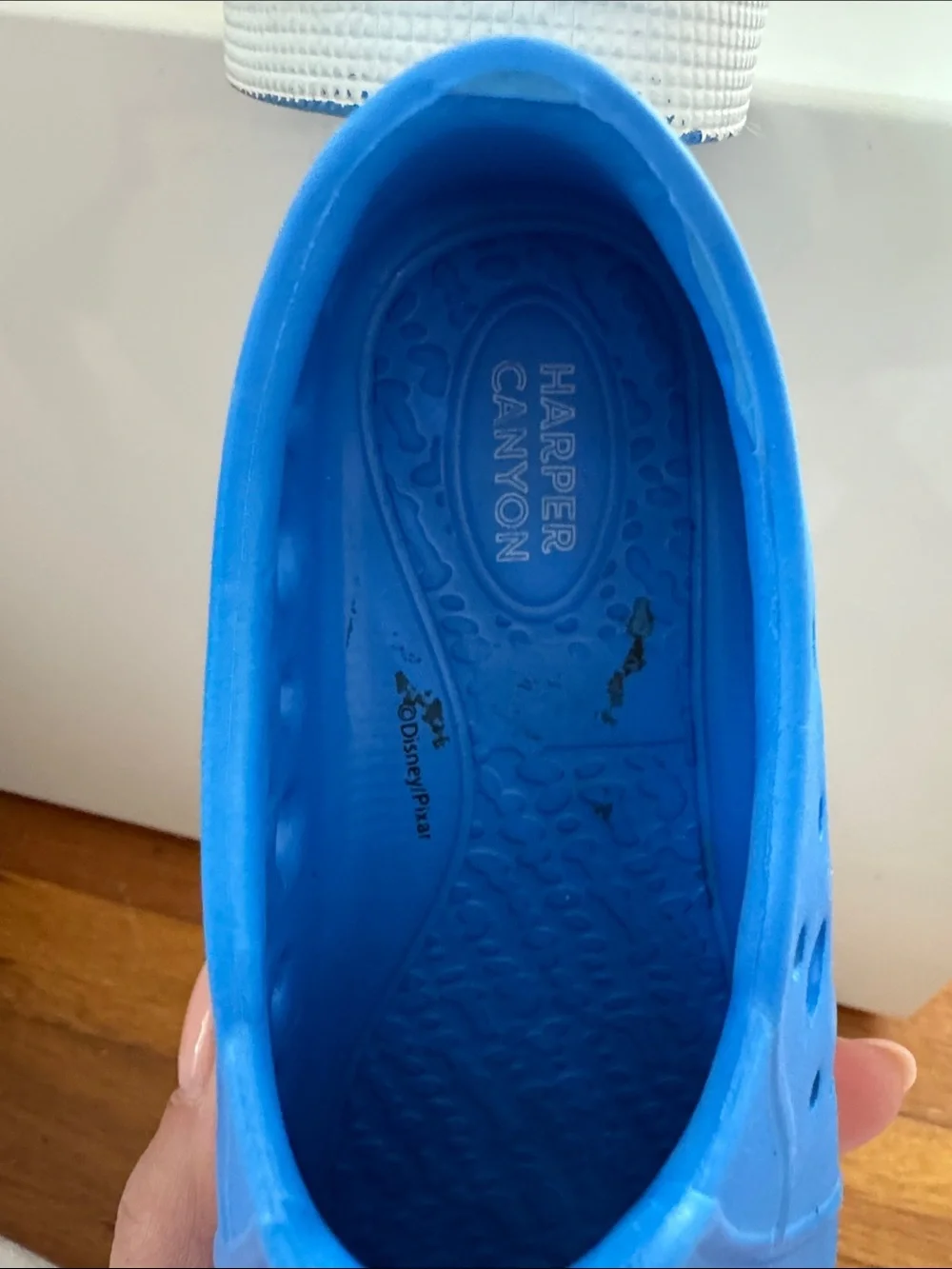 Harper Canyon Blue Kids Slip-On Water Shoes with Toy Story Icons